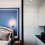 Hanza Tower 14th Floor Cityview, Balcony, Sauna, Pool, Jacuzzi 公寓 什切青