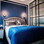 公寓 Hanza Tower 14th Floor Cityview, Balcony, Sauna, Pool, Jacuzzi 什切青
