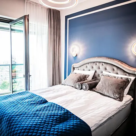 Hanza Tower 14th Floor Cityview, Balcony, Sauna, Pool, Jacuzzi Appartement *