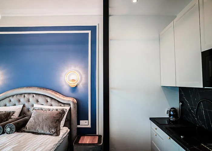 Hanza Tower 14th Floor Cityview, Balcony, Sauna, Pool, Jacuzzi Daire Szczecin