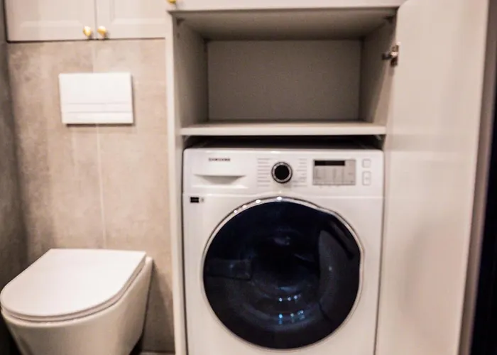 Hanza Tower 14th Floor Cityview, Balcony, Sauna, Pool, Jacuzzi Daire Szczecin