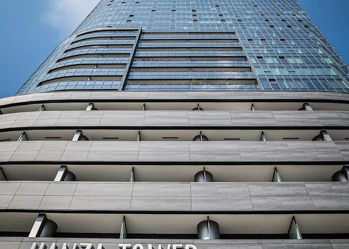 Hanza Tower 14th Floor Cityview, Balcony, Sauna, Pool, Jacuzzi Szczecin