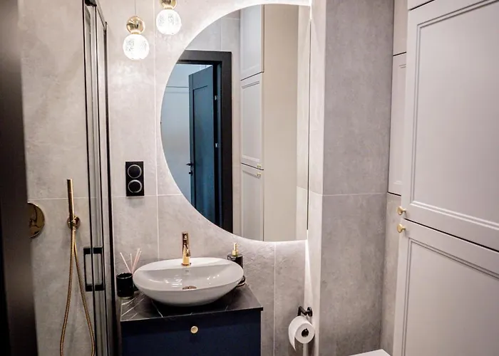 Hanza Tower 14th Floor Cityview, Balcony, Sauna, Pool, Jacuzzi Daire Szczecin