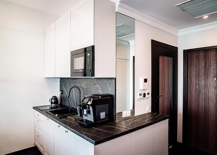 Hanza Tower 14th Floor Cityview, Balcony, Sauna, Pool, Jacuzzi Appartement Szczecin