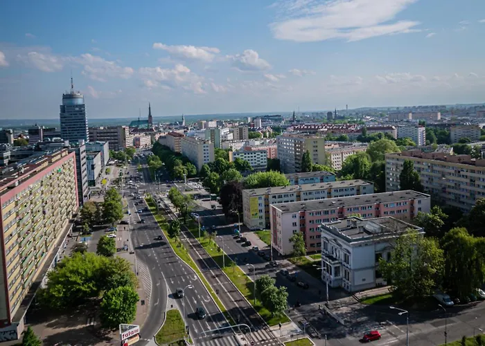 Daire Hanza Tower 14th Floor Cityview, Balcony, Sauna, Pool, Jacuzzi Szczecin